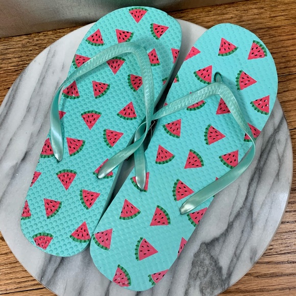 Watermelon Flip Flops | Size 7/8 - Picture 2 of 5